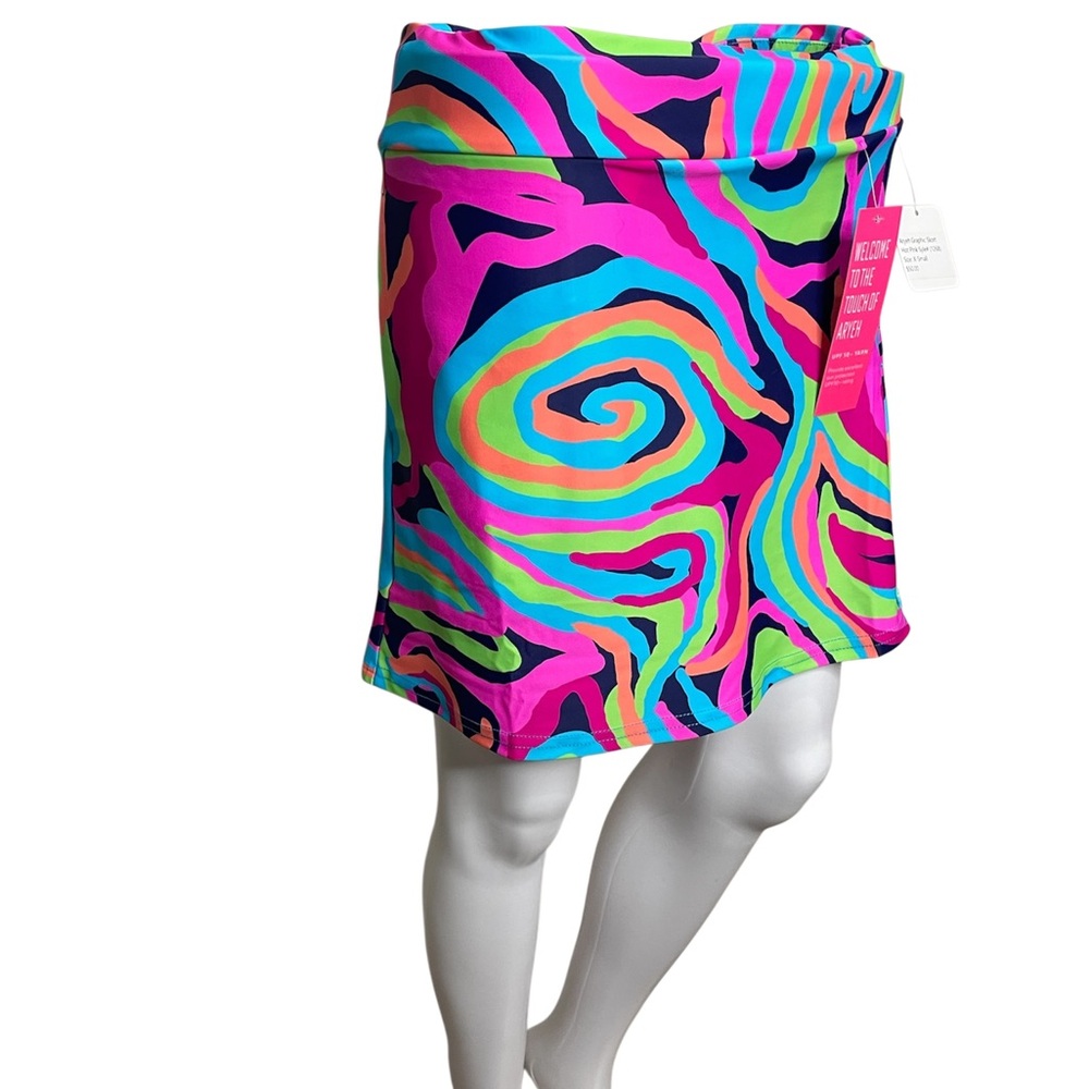 Aryeh Colorful Printed Active Wear Skort